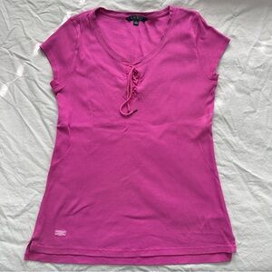 Ralph Lauren Fuchsia Short Sleeve Tee